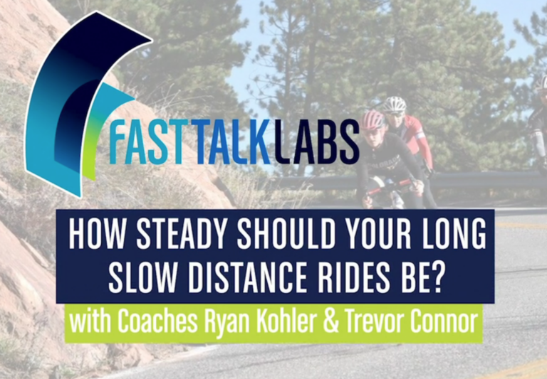 how steady should your long slow distance rides be?