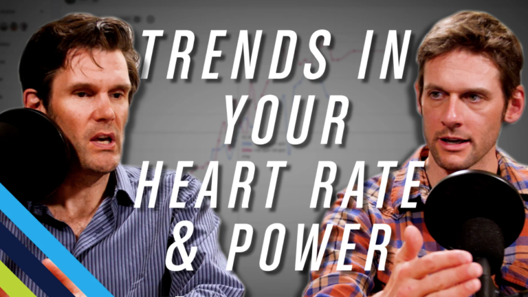 trends in your heart rate and power