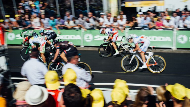 cycling race Tour de France sprint