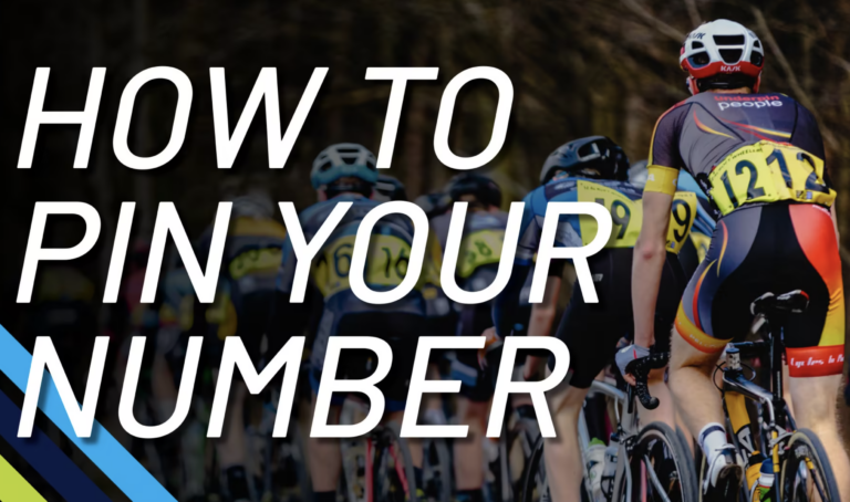 how to pin your race number