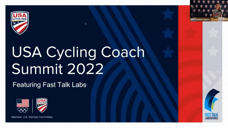 2022 USA Cycling Coaching Summit video recording