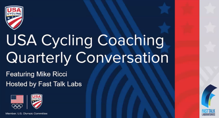 USA Cycling Coaching Quarterly Conversation, May 2022
