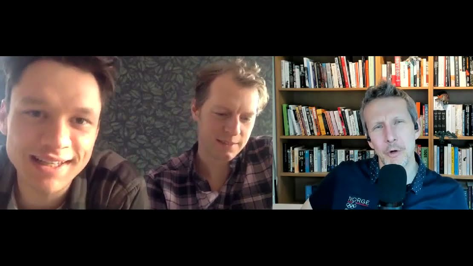 Screenshot from Dr. Stephen Seiler's interview with Nils van der Poel and Johan Rojler