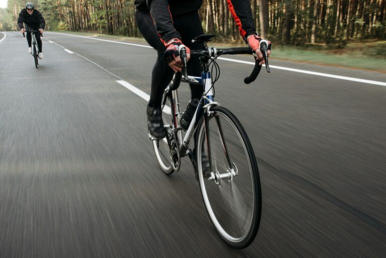 Cylists on road reaching VO2 Max output