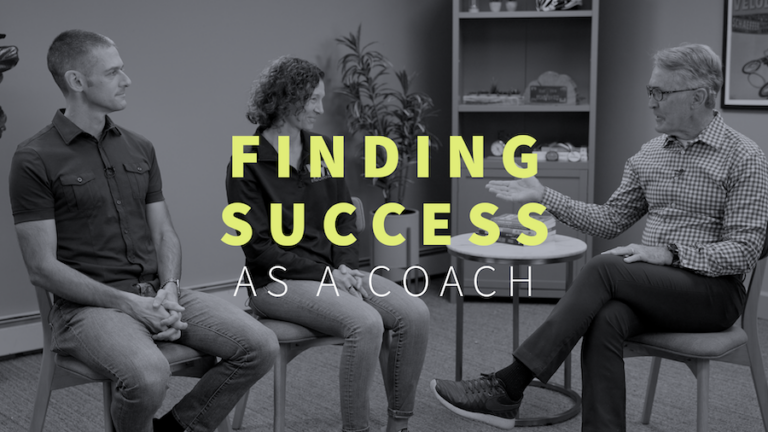 Finding Success as a Coach title card