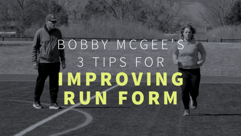 Bobby McGee's 3 tips for improving run form title card
