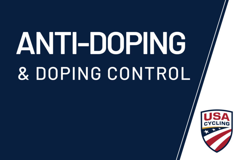 USA Cycling Course: Anti-Doping and Doping Control