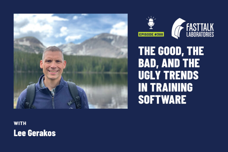 Fast talk episode 388 with Lee Gerakos